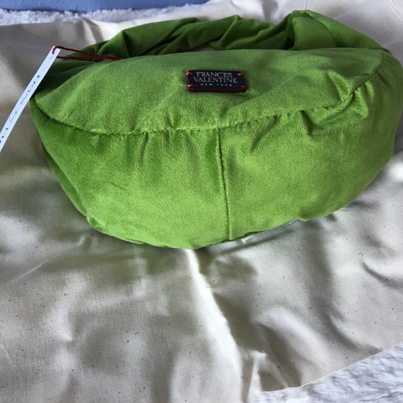 Francis Valentine green velvet Cece mini bag - Picture 3 of 8